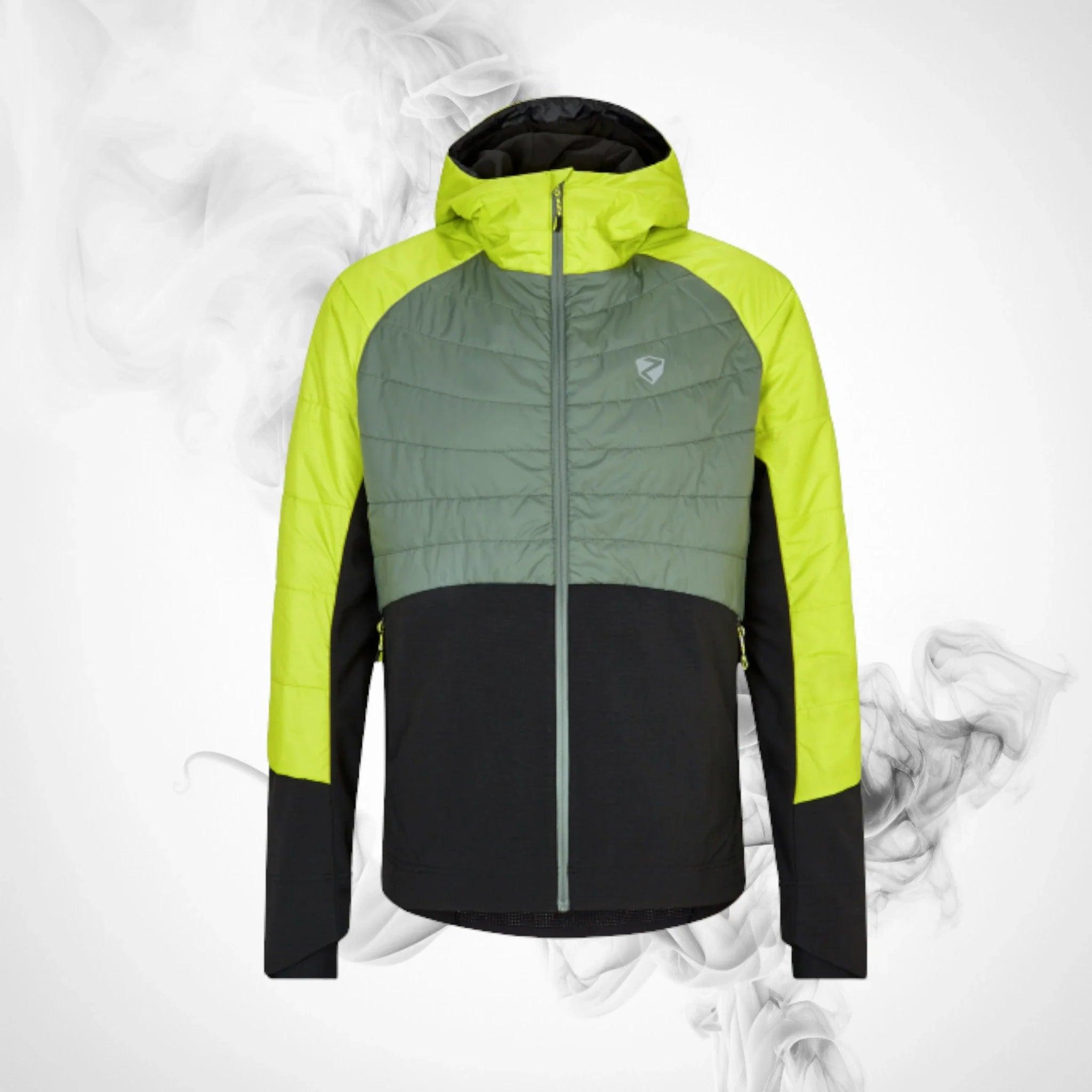 Ski Jacket Ziener Nakos Man Bitter Lemon Green Mud - Dash Racegear 