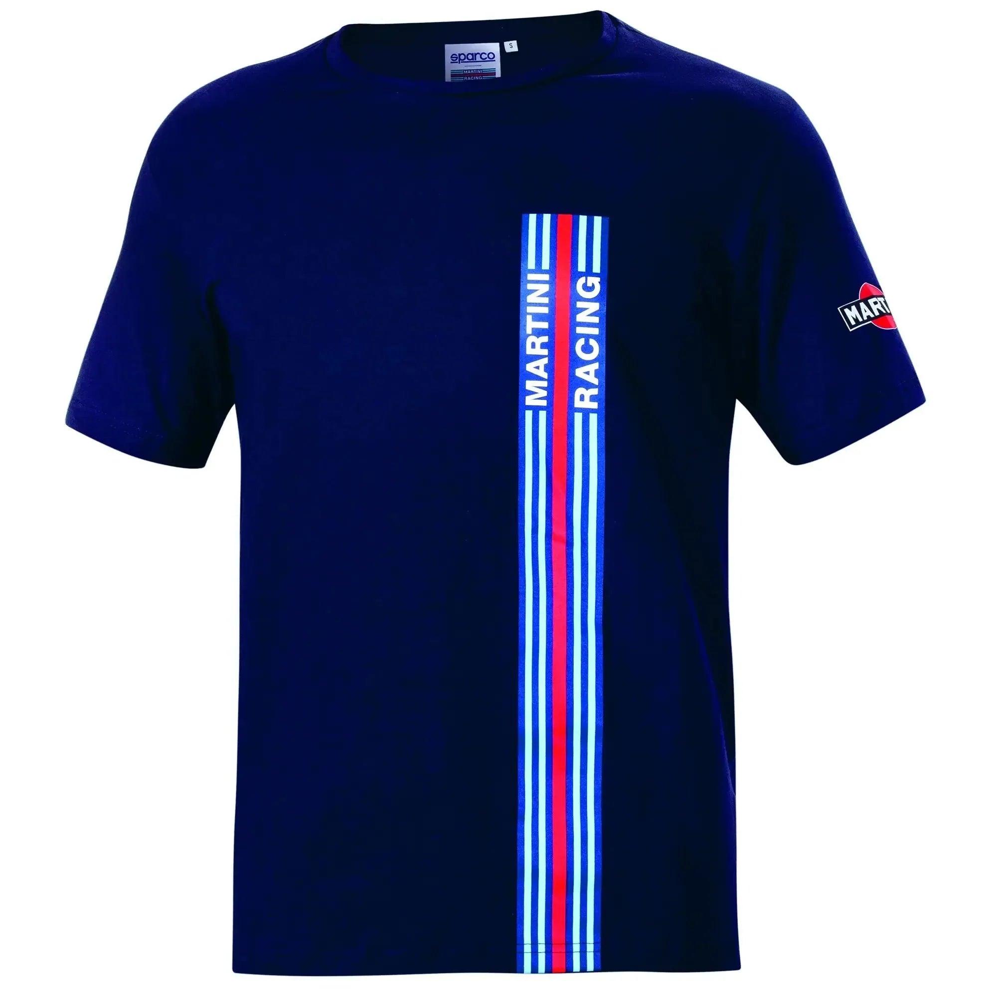 Sparco T-Shirt Big Stripes Martini Racing - Dash Racegear 