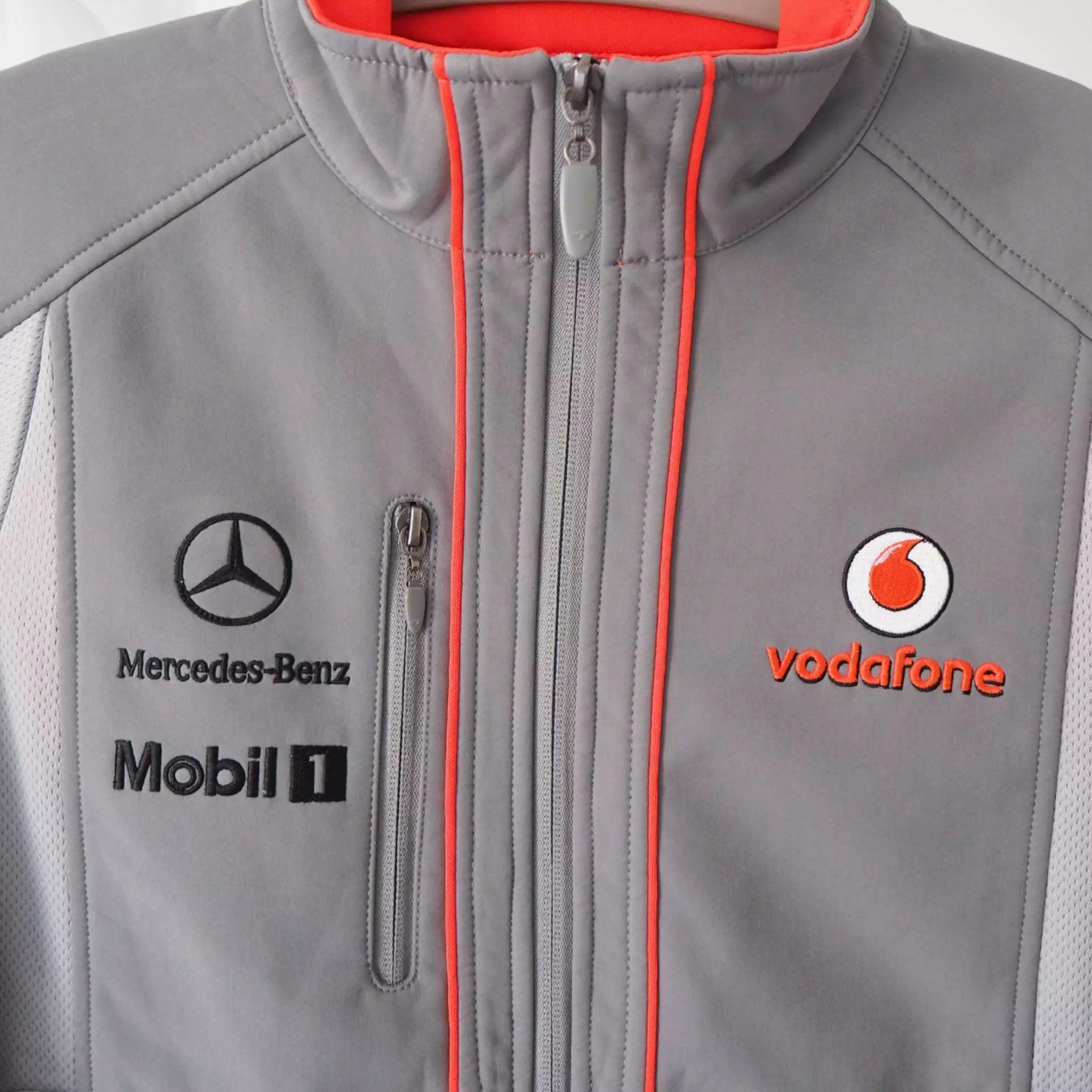 Vintage MERCEDES McLAREN Vodafone Racing Team Softshell Jacket - Dash Racegear 
