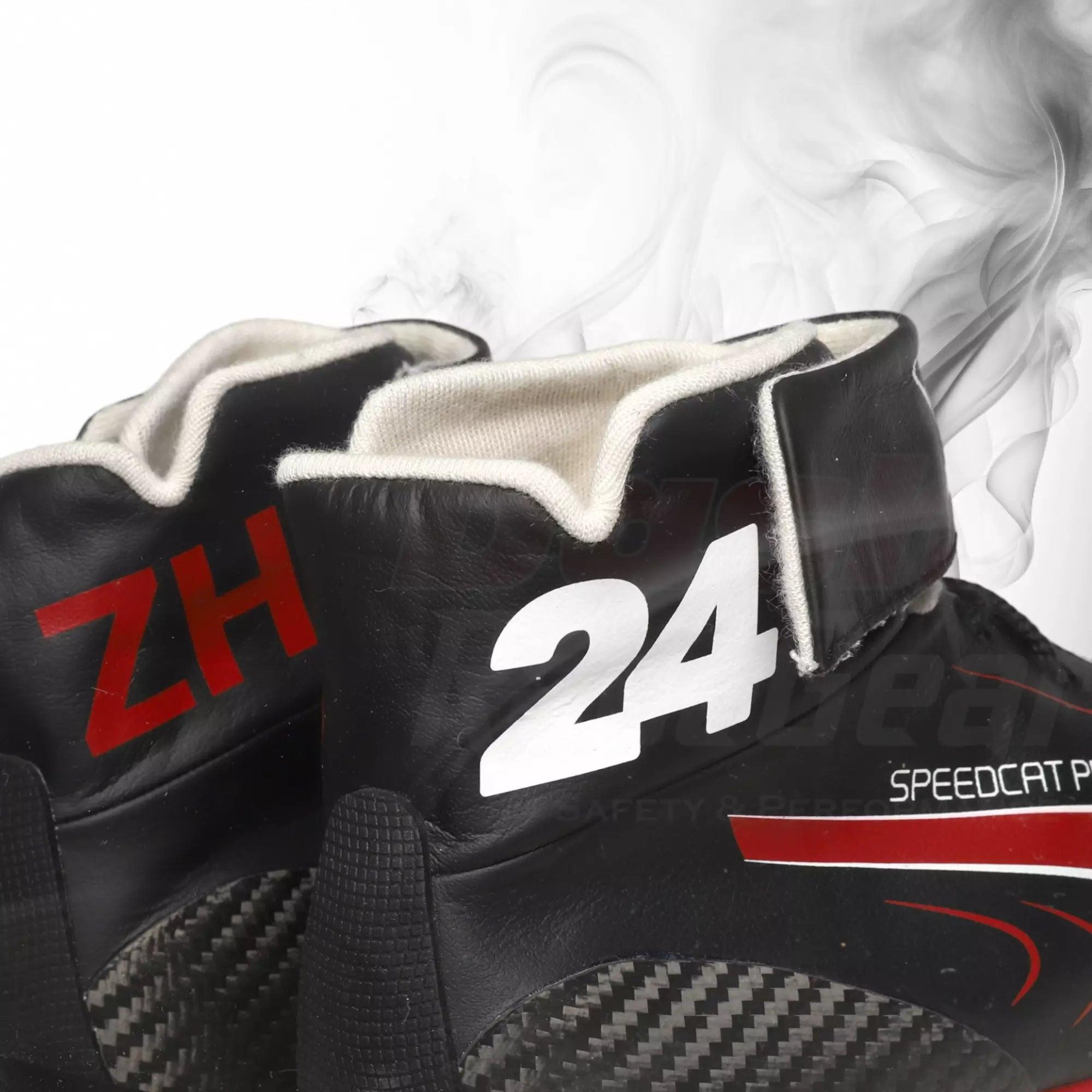 Zhou Guanyu 2023 Alfa Romeo F1 Team Race Boots - Dash Racegear 